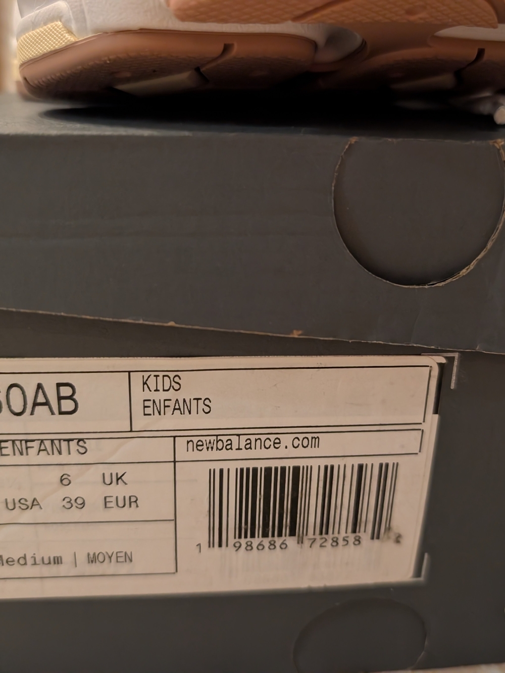 New Balance 9060 Sea Salt Raincloud GC9060AB GS & Women's Size New - Picture 7 of 8